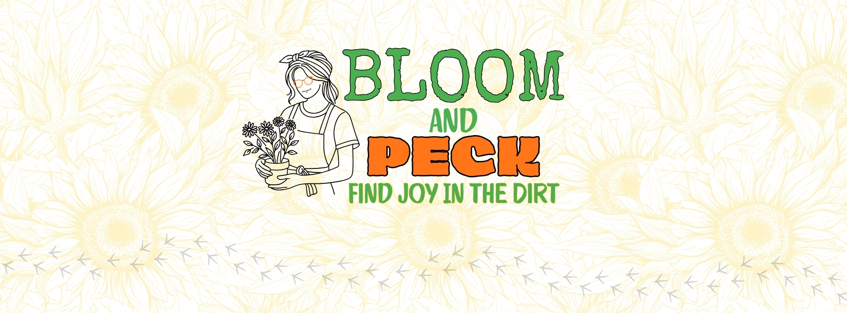 Header logo for bloom and peck blog